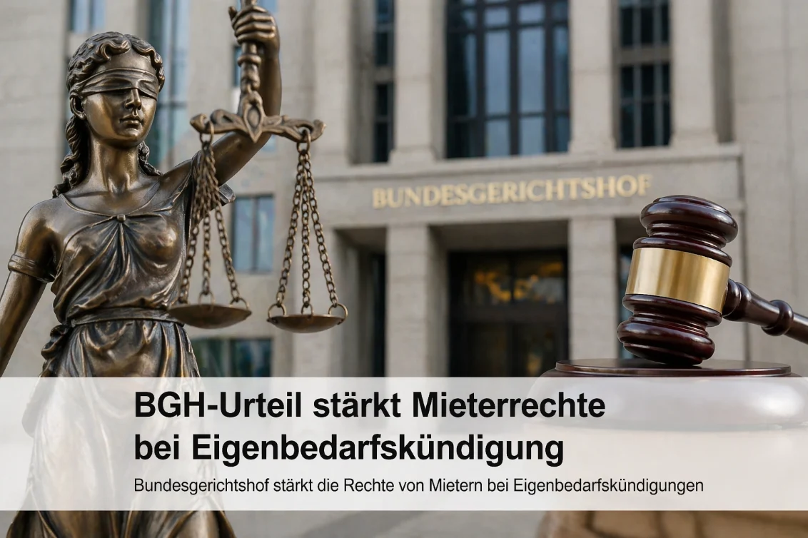 BGH-Urteil stärkt Mieterrechte bei Eigenbedarfskündigung
