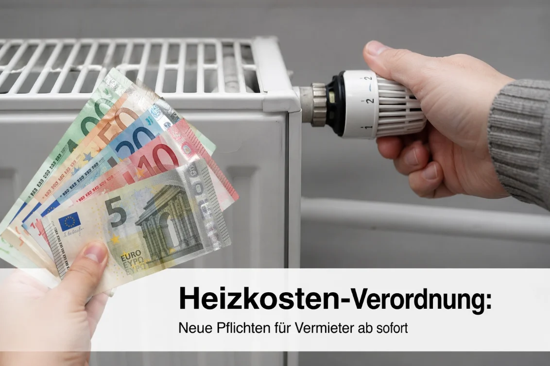 Heizkosten-Verordnung: Neue Pflichten für Vermieter ab sofort