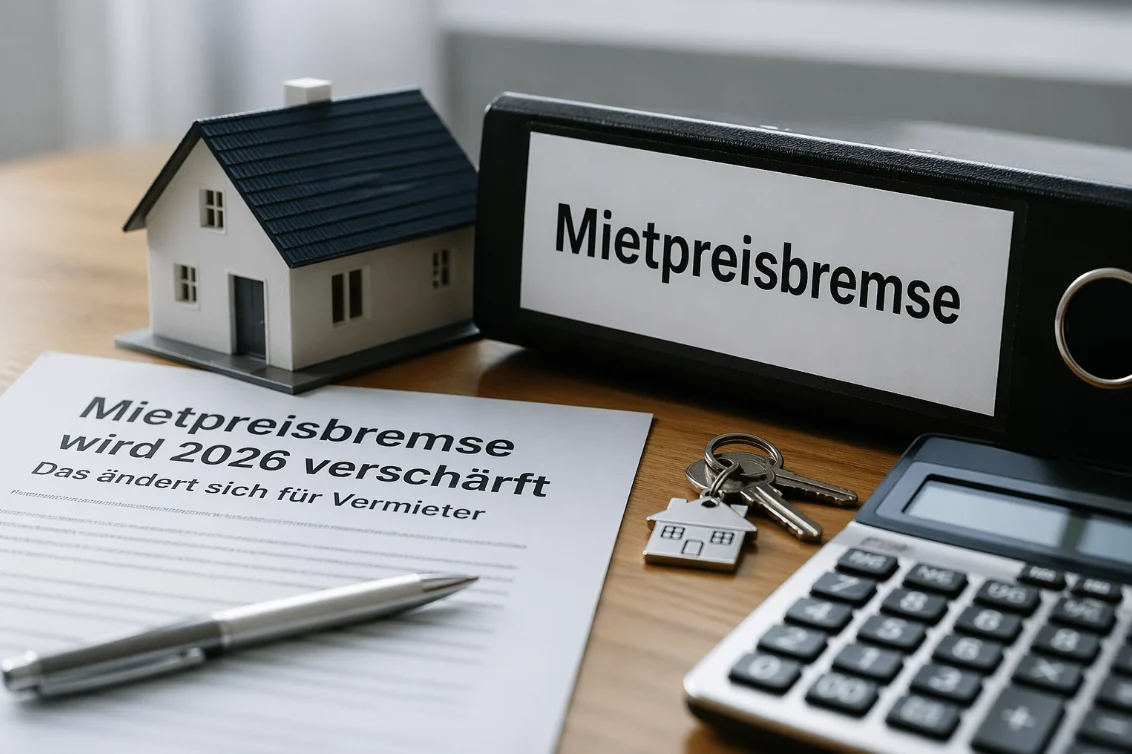 Mietpreisbremse wird 2026 verschärft: Das ändert sich für Vermieter