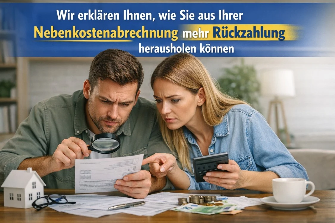 Wir erklären Ihnen, wie Sie aus Ihrer Nebenkostenabrechnung mehr Rückzahlung herausholen können