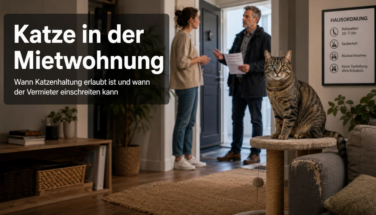 Katze in der Mietwohnung: Wann Katzenhaltung erlaubt ist und wann der Vermieter einschreiten kann